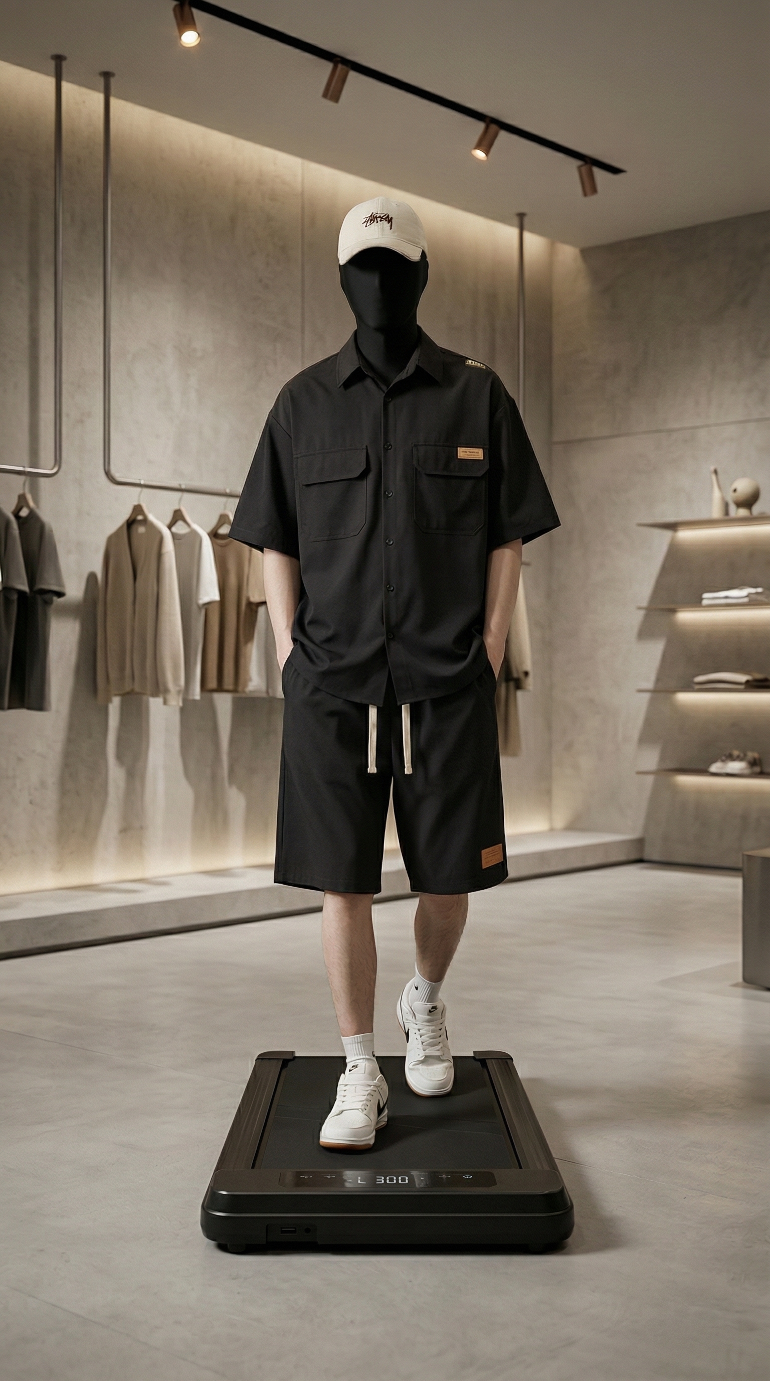 Chatbot KOC NAM giấu mặt đi bộ review thời trang